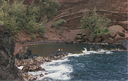 Red Sand Beach, Big Island, Hawaii